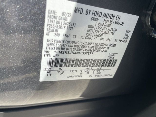 2022 Ford Explorer Timberline