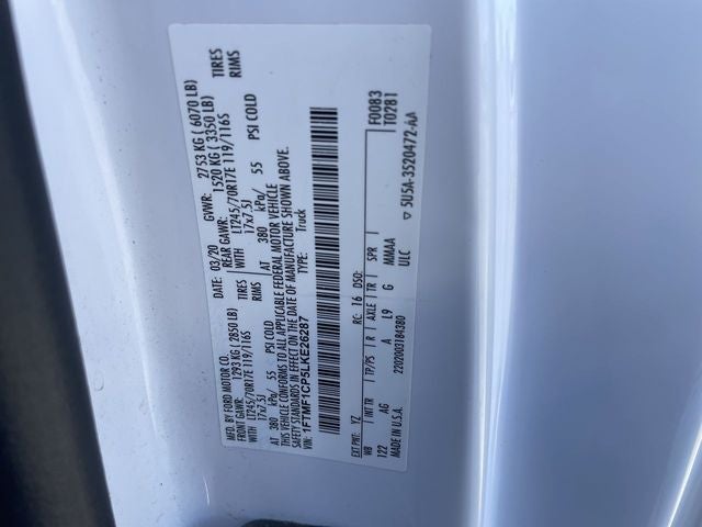 2020 Ford F-150 XL