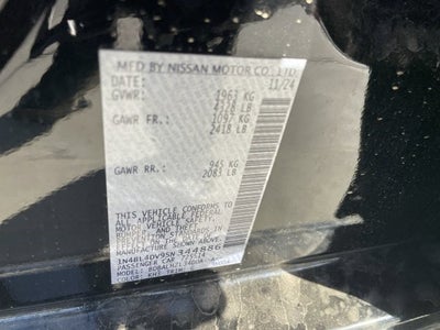 2025 Nissan Altima 2.5 SV