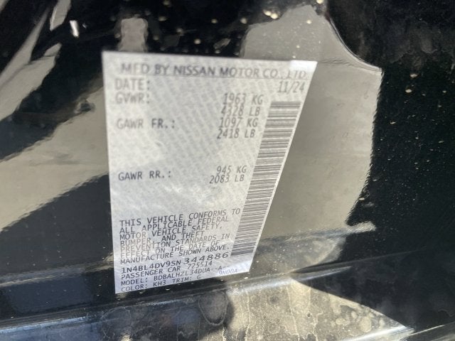 2025 Nissan Altima 2.5 SV