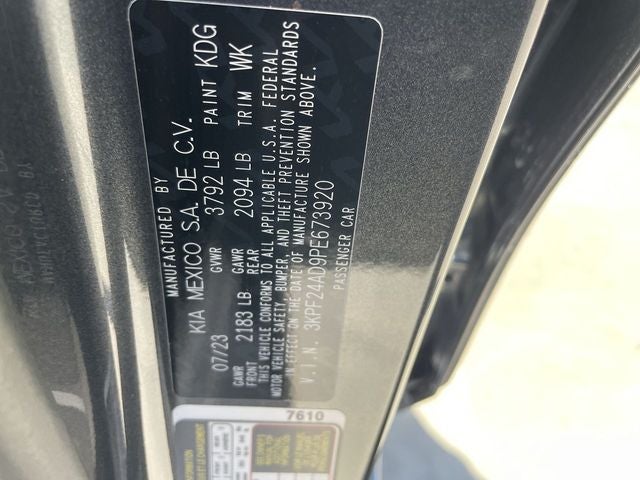 2023 Kia Forte LXS