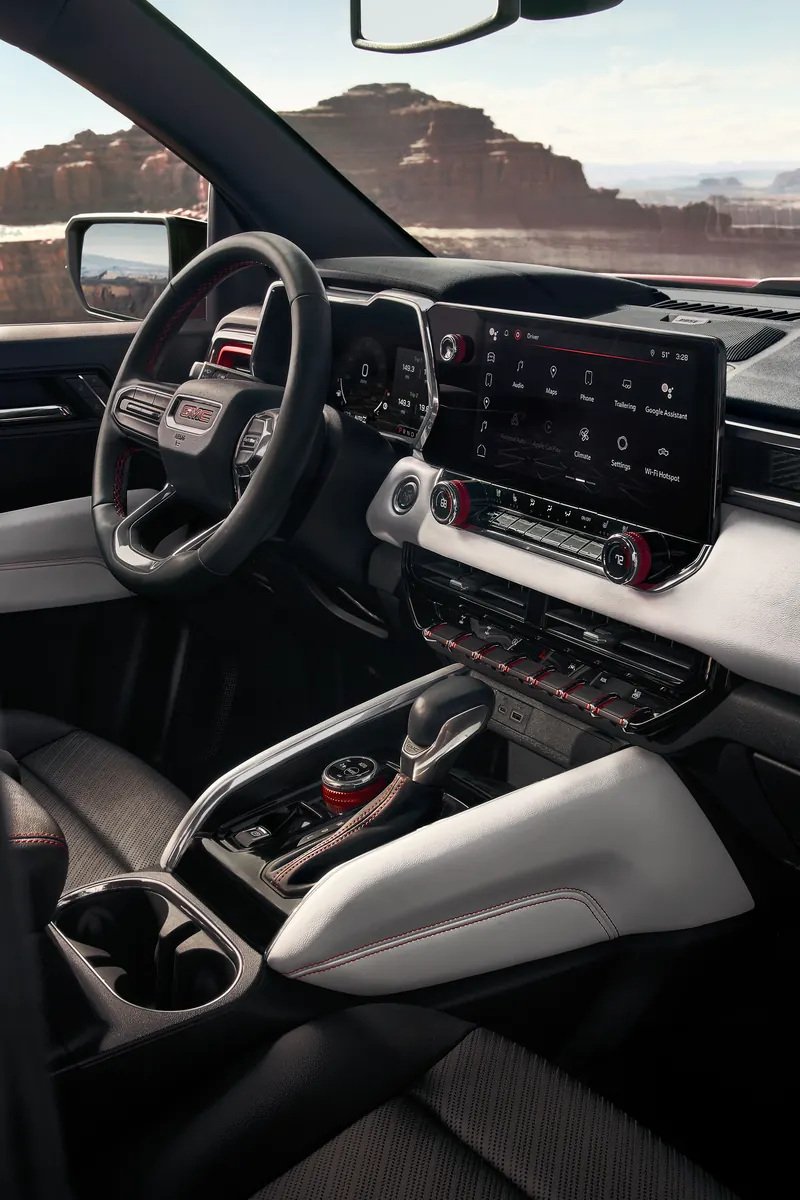2026 GMC Canyon infotainment system at Keller Motors GMC in hanford CA