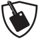 GMC Protection Gap Coverage Logo with a Car Key Icon - Keller Motors GMC in hanford CA