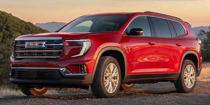 GMC Acadia midsize SUV showcasing its bold styling