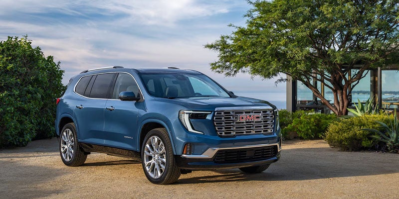 GMC Acadia upscale SUV trim exterior features