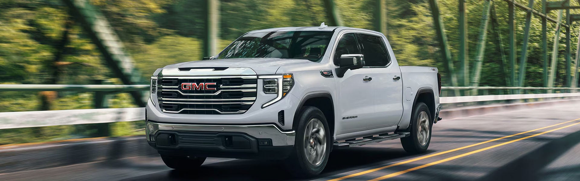 2026 GMC Sierra 1500 on a scenic road