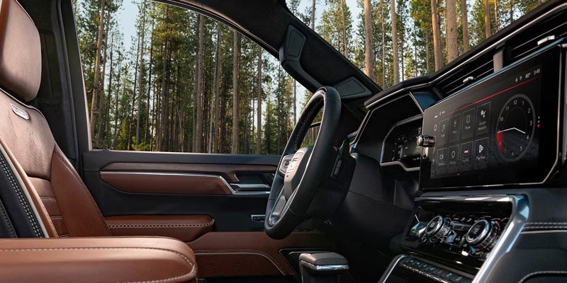 2026 GMC Sierra 1500 dashboard and driver-focused cabin